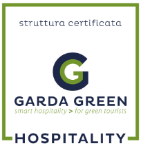 Immagine di Garda green hospitality, presso cui la nostra struttura è certificata.